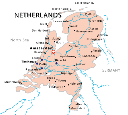 Bản đồ Hà Lan