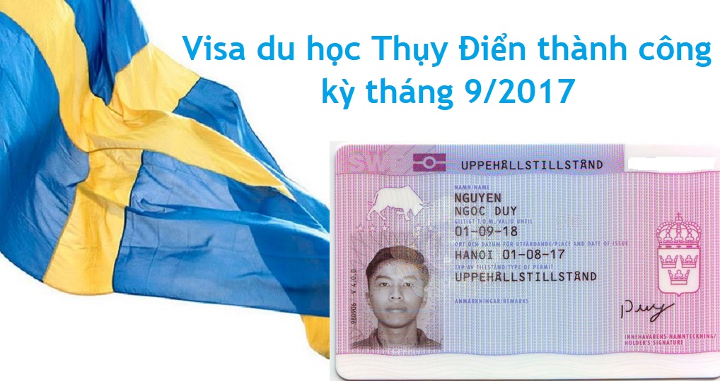 Chúc mừng các bạn đạt visa du học Thụy Điển nhập học kỳ mùa Thu 2017
