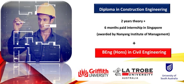 Chương trình Diploma in Construction Engineering tại NIM, Singapore