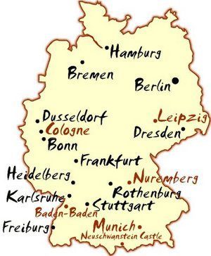 Bản đồ nước Đức