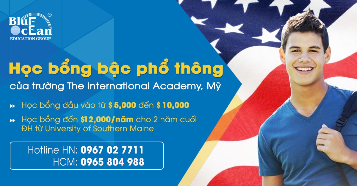 Học bổng du học Mỹ bậc phổ thông của trường The International Academy - TIA