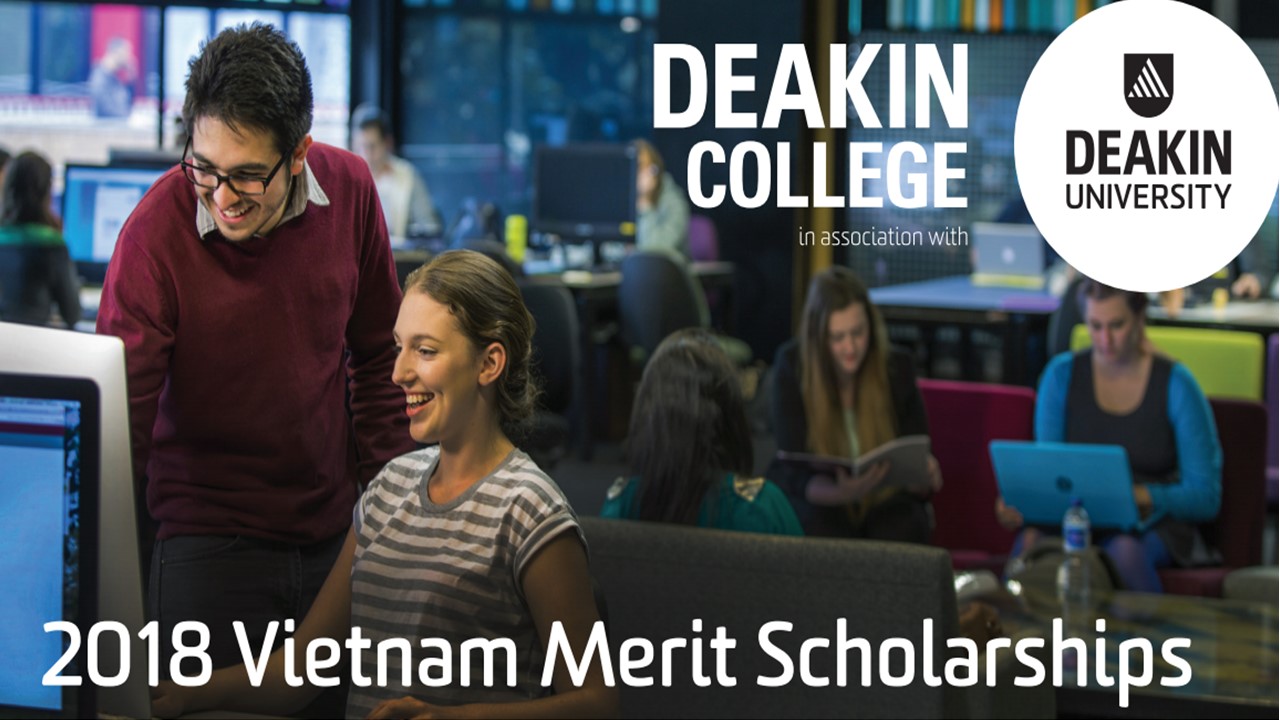 Deakin College dành tặng các suất học bổng dành cho sinh viên có thành tích học tập tốt